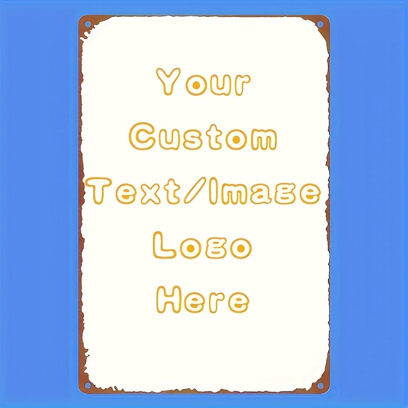 Vintage Fashion Wall Art - Papan Tanda Dinding Persegi Panjang Kustom,