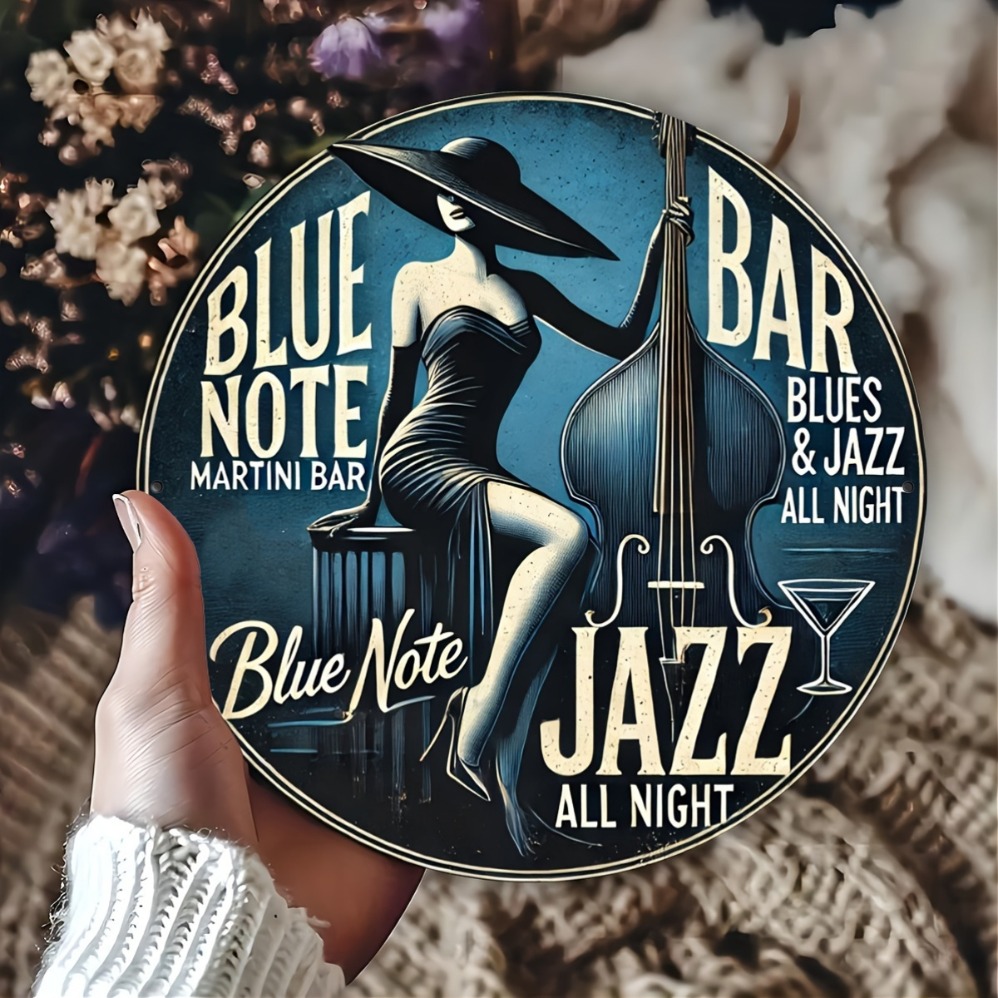 Vintage Fashion Plates - Blue Note Jazz Martini Bar Seni