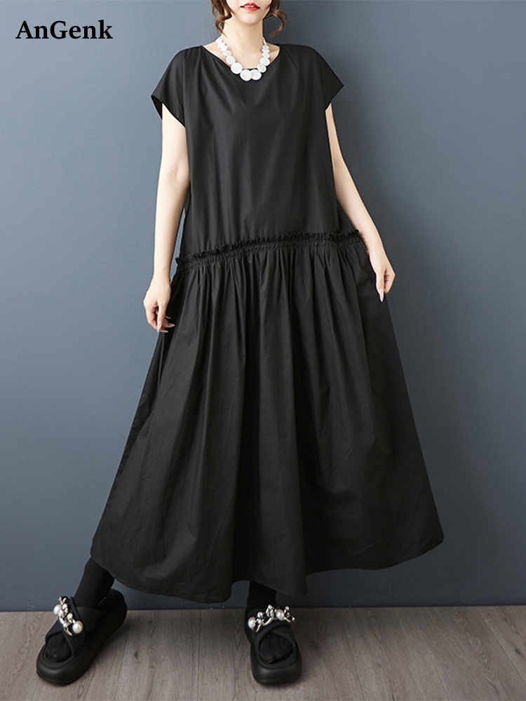 Vintage Fashion Drawings - Gaun Tanpa Lengan Vintage Hitam Baru