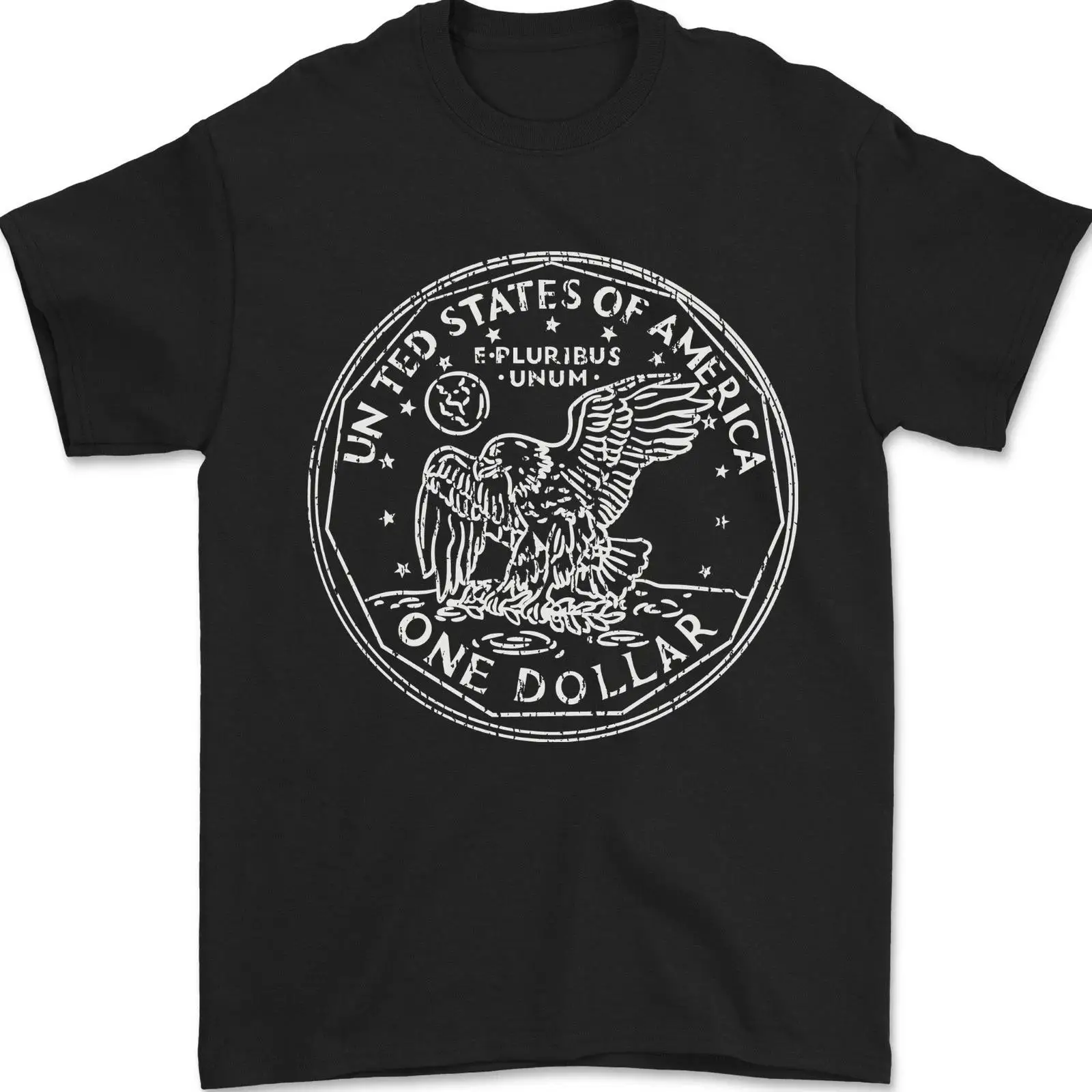 Vintage Fashion Herren - Kaos Pria Dolar Amerika USA 100%