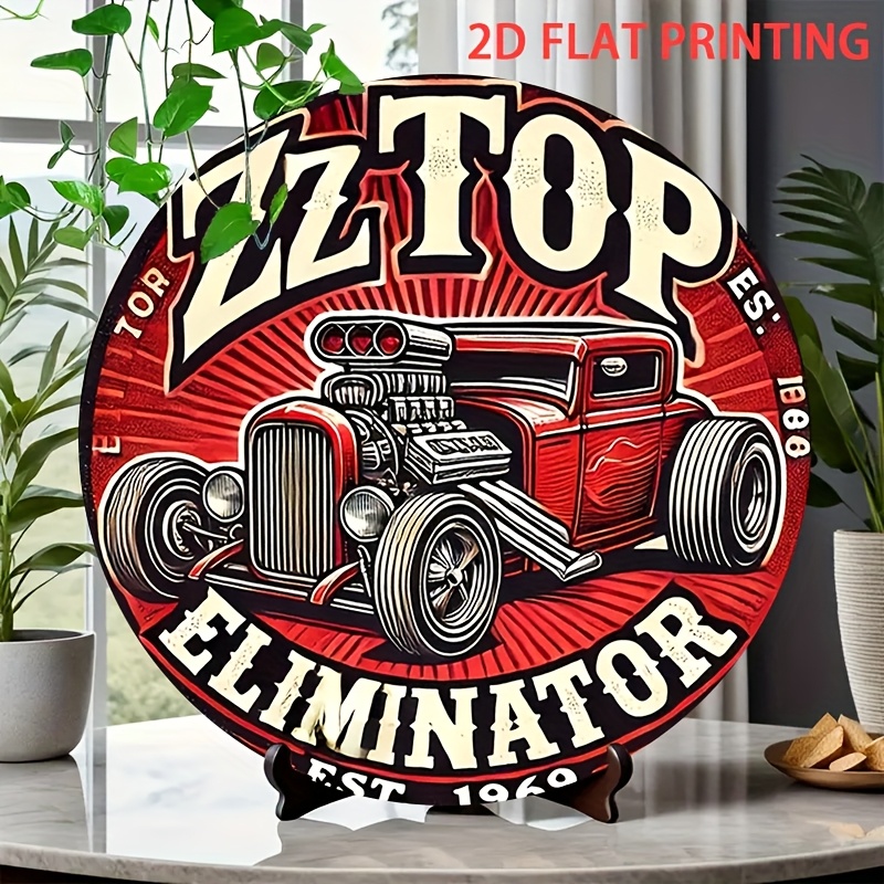 Vintage Fashion Plates - 2D Flat, 1pc ZZ Top Eliminator