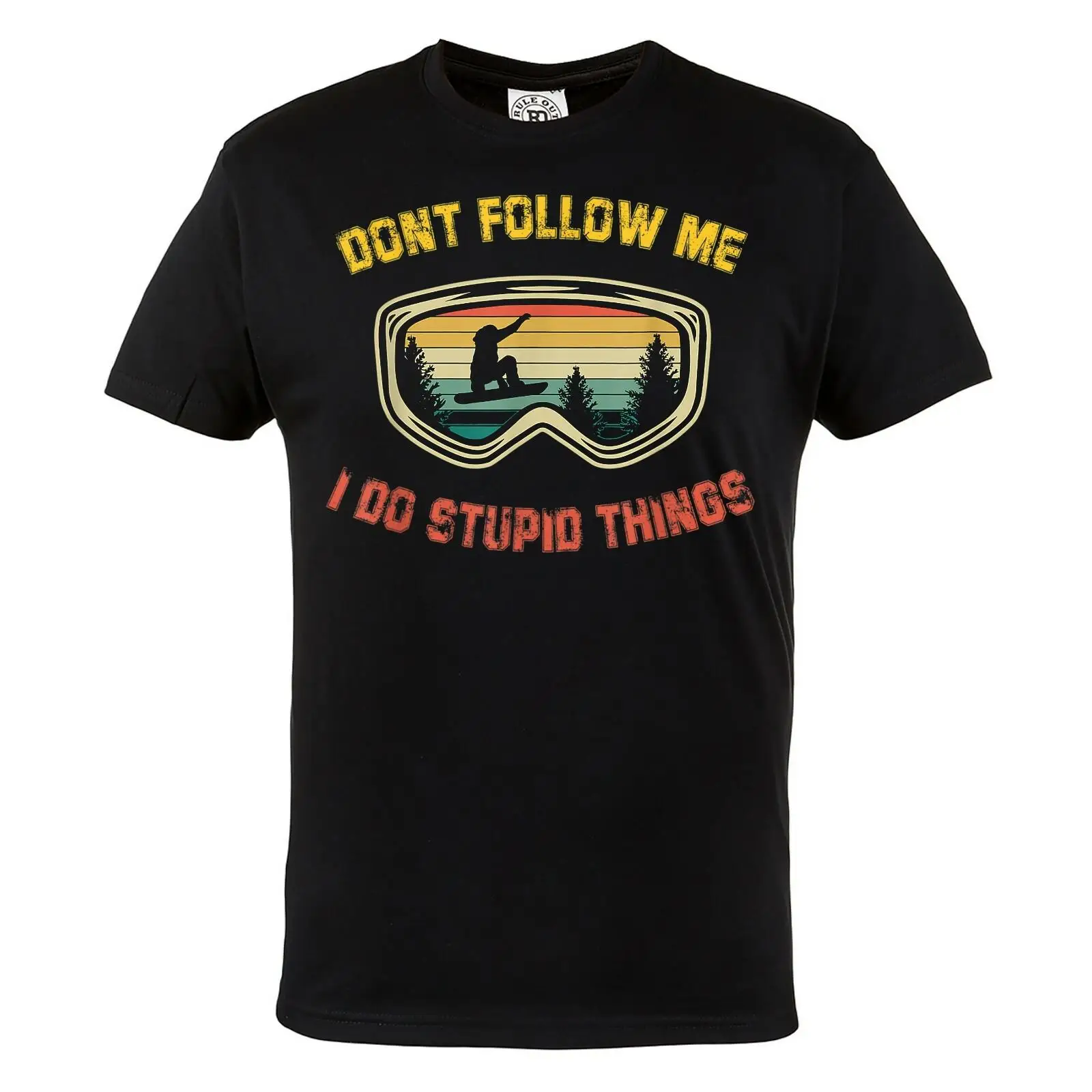 Vintage Fashion Herren - Kaos Ski Piste Pria Hadiah Olahraga