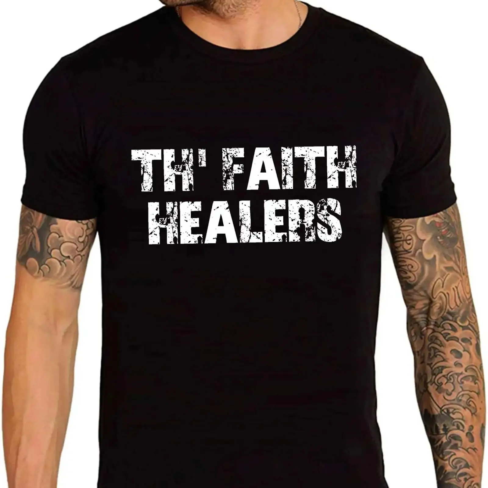 Vintage Fashion Herren - Kaos Grafis Pria Die Wunderheiler Th'
