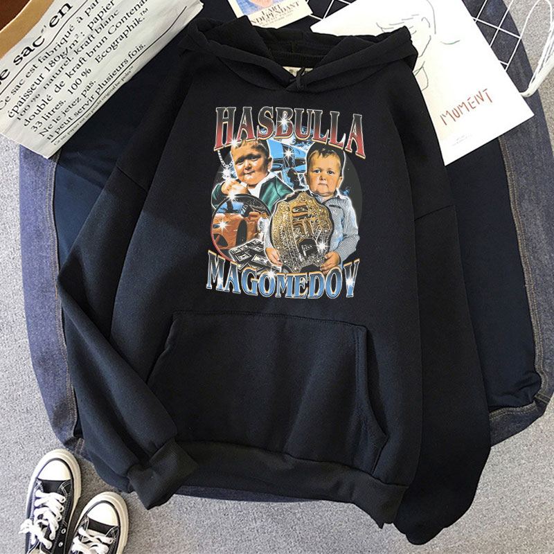 Vintage Fashion Bloggers - Hoodie klasik Hasbulla Fighting Meme Vintage