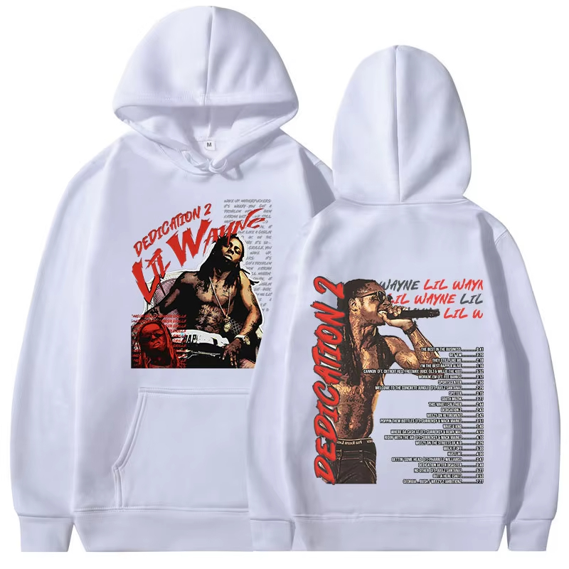 Vintage Fashion Drawings - Hoodie Grafis Album Dedikasi Rapper Lil